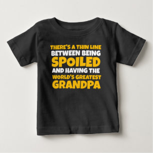 Nicht verdorben, sondern Großvater Baby T-shirt