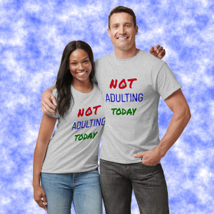 Nicht verfälschen heute lustigen Text T-Shirt