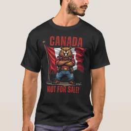 NICHT VERKAUF, Kanada, Beaver Lumberjack, Flag, T-Shirt