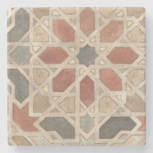 Nicht-Verschönerter Marrakesch-Entwurf II Steinuntersetzer