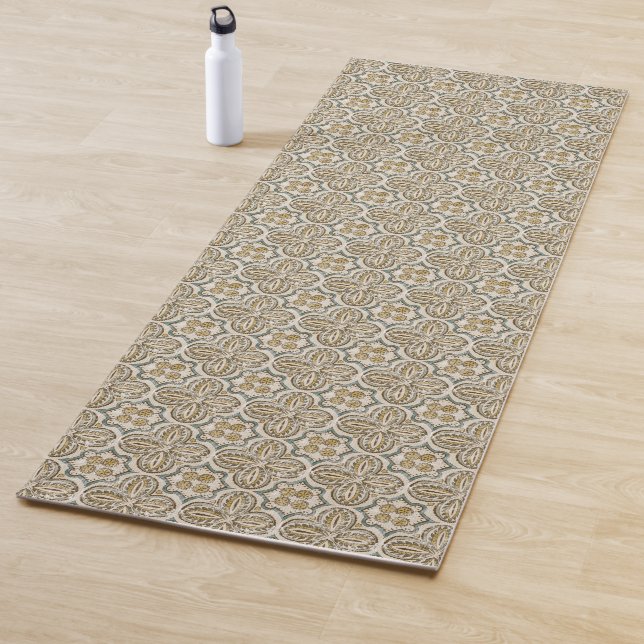 Nicht-Verschönertes Batik-Quadrat III Yogamatte (Beispiel)