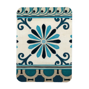 Nicht-Verschönertes Indigo-Fries II Magnet