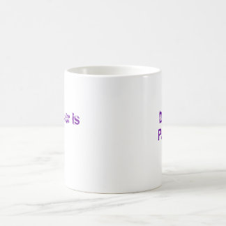 Nicht, versetzen die Antwort ist 42 in Panik Kaffeetasse