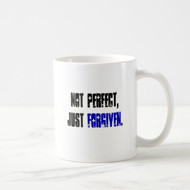 Nicht vervollkommnen Sie gerade der versöhnlichen Kaffeetasse (Rechts)