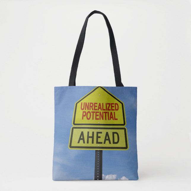 Nicht verwirklichtes Potenzial voran Tasche (Vorderseite)