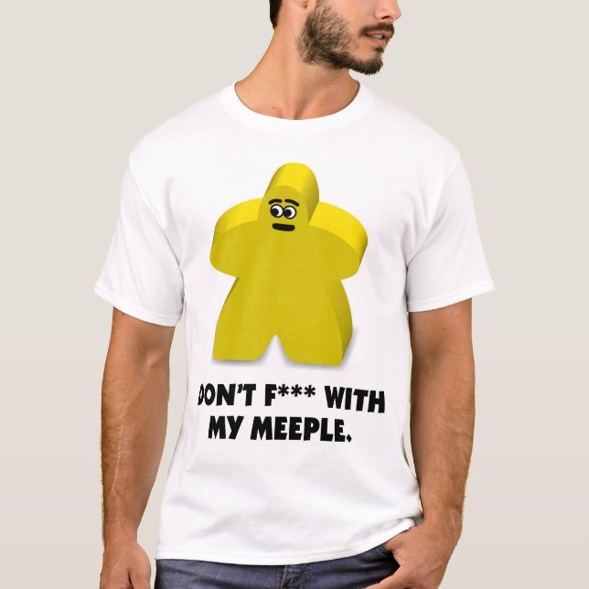 Nicht "verwirren Sie" mit meinem meeple T-Shirt (Vorderseite)