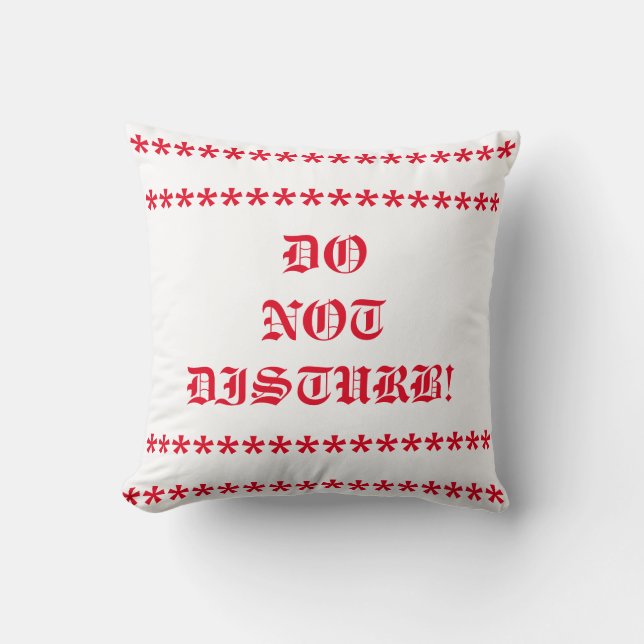 Nicht verzerren Throw Pillow Kissen (Vorderseite)