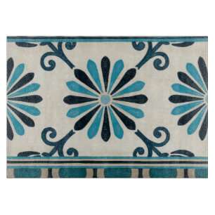 Nicht verzierte Indigofries II Schneidebrett