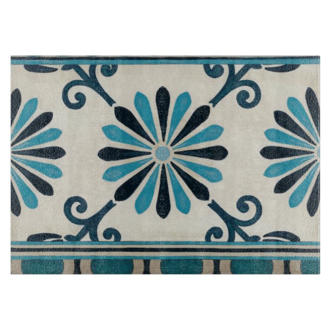 Nicht verzierte Indigofries II Schneidebrett (Vorderseite)