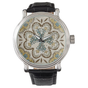 Nicht verzierter Batik-Platz II Armbanduhr