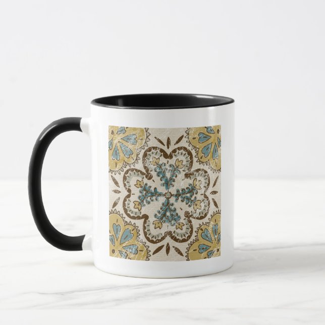 Nicht verzierter Batik-Platz II Tasse (Links)