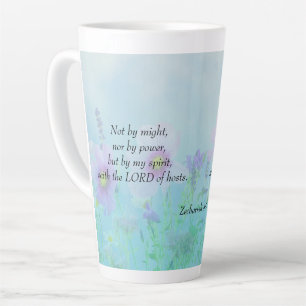 Nicht von Might - Zechariah 4:6 Milchtasse