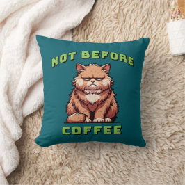 Nicht vor dem Kaffee Kissen