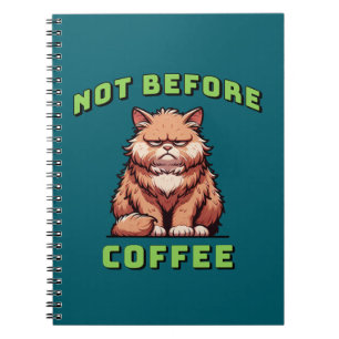 Nicht vor dem Kaffee Notizblock