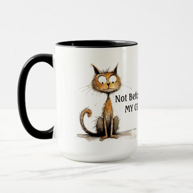 Nicht vor meinem Kaffeeks Tasse (Links)