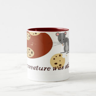 Nicht war ein Geschöpf rührend Zweifarbige Tasse