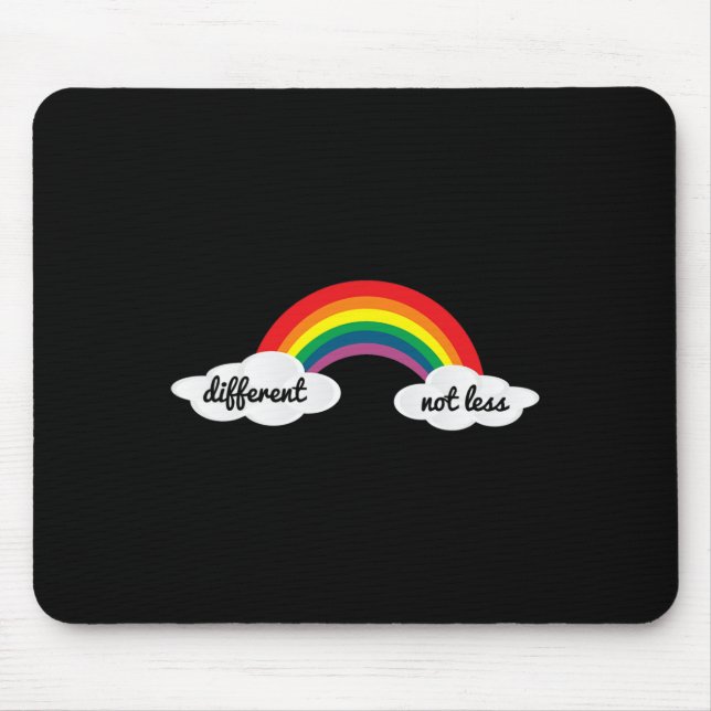Nicht weniger autistisches Bewusstsein Mousepad (Vorne)