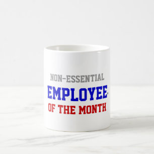 Nicht wesentlicher Angestellter der Monats-Tasse Kaffeetasse