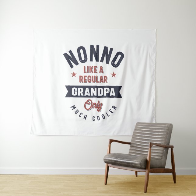 Nicht wie ein normaler Opa nur viel Cooler Wandteppich (Beispiel (Horizontal))