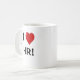 Nicht wie HR I Liebe HR Inspiration Geschenk Kaffeetasse (Vorderseite Links)