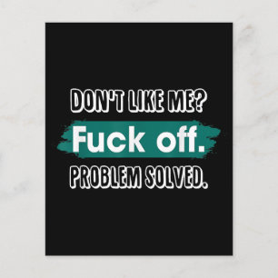 Nicht wie ich F*ck Off Problem gelöst lustige Sass