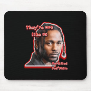 Nicht wie wir Aufkleber Mousepad
