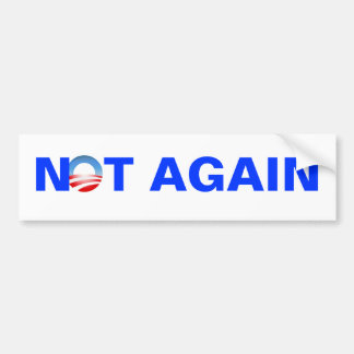 nicht wieder Antiobama-Autoaufkleber Autoaufkleber