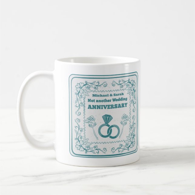 Nicht wieder ein Hochzeitstag Kaffeetasse (Links)