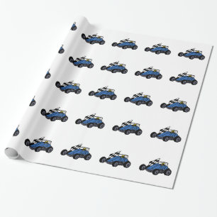 Nicht-Winged sprinten Sie Auto Geschenkpapier