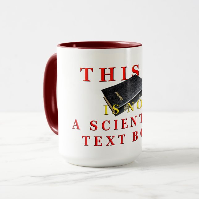Nicht Wissenschaft Tasse (Vorderseite Links)