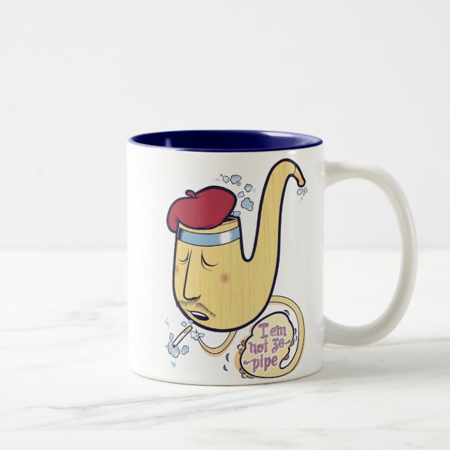 Nicht ze Rohr Zweifarbige Tasse (Rechts)