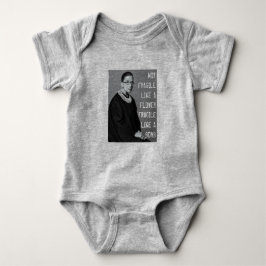 Nicht zerbrechlich wie eine Blume Baby Strampler