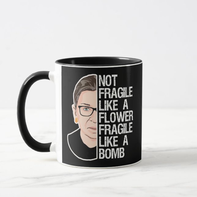 Nicht zerbrechlich wie eine Blume zerbrechlich wie Tasse (Links)