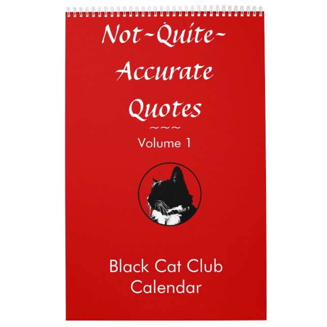 Nicht ziemlich genauer Katzen-Kalender der Kalender (Titelbild)