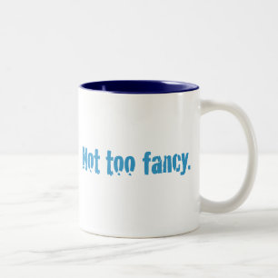 Nicht zu extravagant. zweifarbige tasse