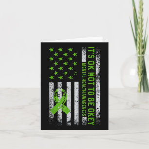 Nicht zu sein, die US-amerikanischen Flaggen Menta Karte