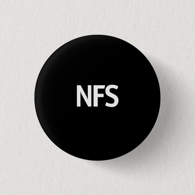 Nicht zu verkaufen button (Vorderseite)