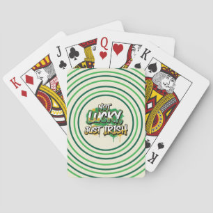 Nicht zum Glück nur Irish St. Patrick's Day Spielkarten
