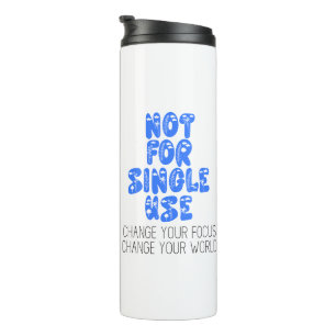 🌍 nicht zum Single   Öko Inspiriert Wasserflasche Thermosbecher
