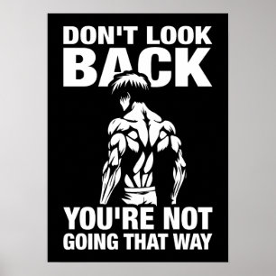 Nicht zurückblicken - Gymnastikworkout für die Bod Poster