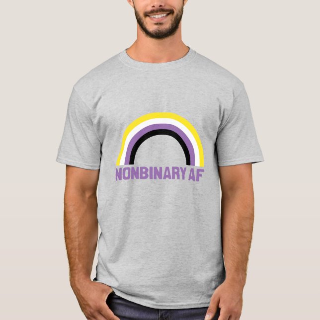 Nichtbinäre AF T-Shirt (Vorderseite)