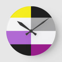 Nichtbinäre asexuelle Dual-Pride-Flagge
