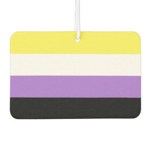 Nichtbinäre Pride-Flagge Autolufterfrischer
