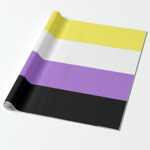 Nichtbinäre Pride-Flagge Geschenkpapier