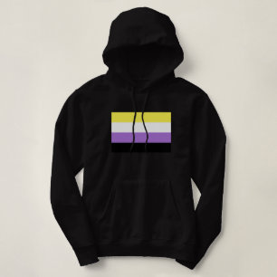Nichtbinäre Pride-Flagge Hoodie