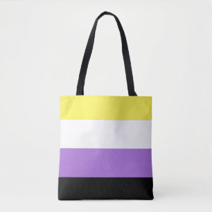 Nichtbinäre Pride-Flagge Tasche