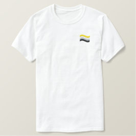 Nichtbinärer Prix Besticktes T-Shirt