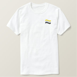 Nichtbinärer Prix Besticktes T-Shirt