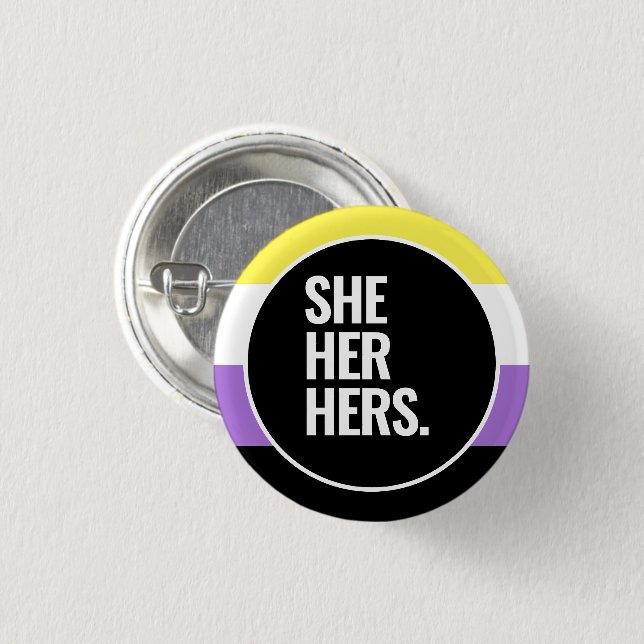 Nichtbinärer Prix Button (Vorne & Hinten)
