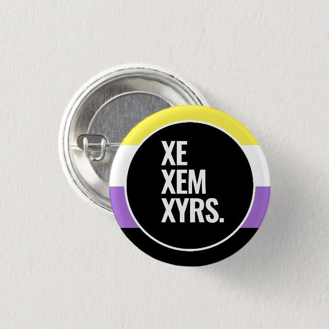 Nichtbinärer Prix Button (Vorne & Hinten)